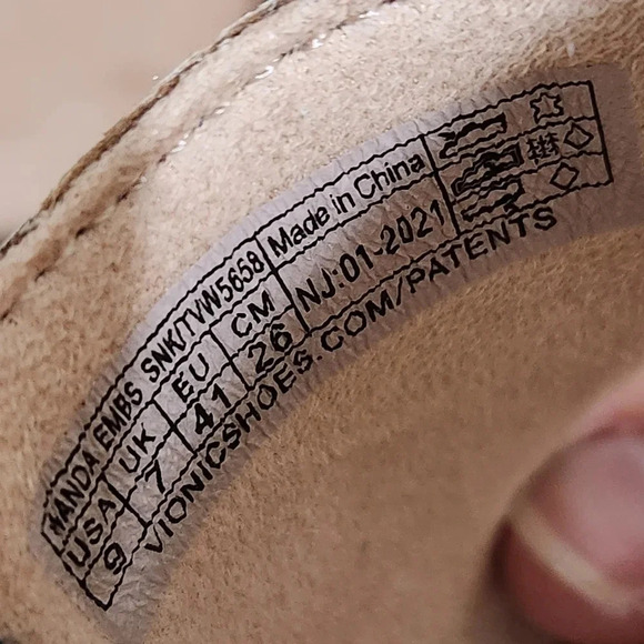 Vionic Wanda Suede Adjustable Sandal, Teal Blue, Women's 9 - Picture 4 of 7